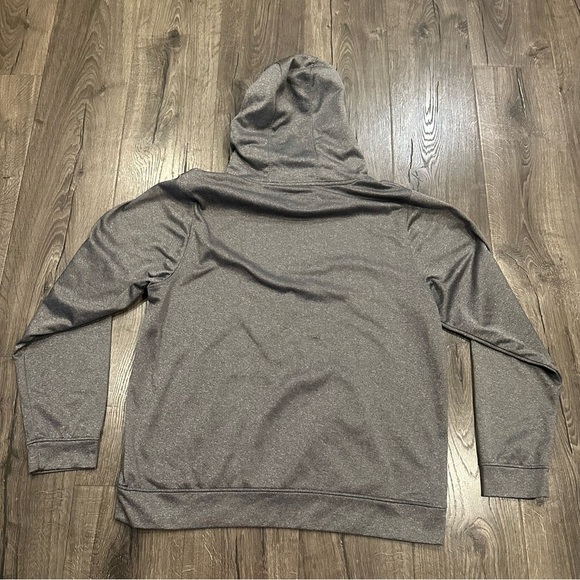 Louisville Cardinals Hoodie Sweatshirt J. America Size L Gray Drawstring NCAA - Picture 6 of 10